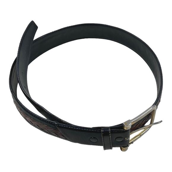 Braided Cowhide Leather Belt - Picture 4 of 5